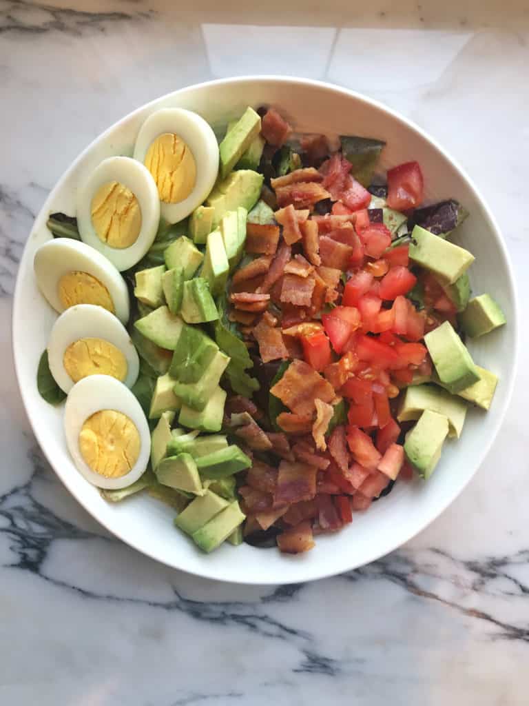 A Cobb Salad Is Keto Friendly | Keto Diet Salad | Well & Worthy Life