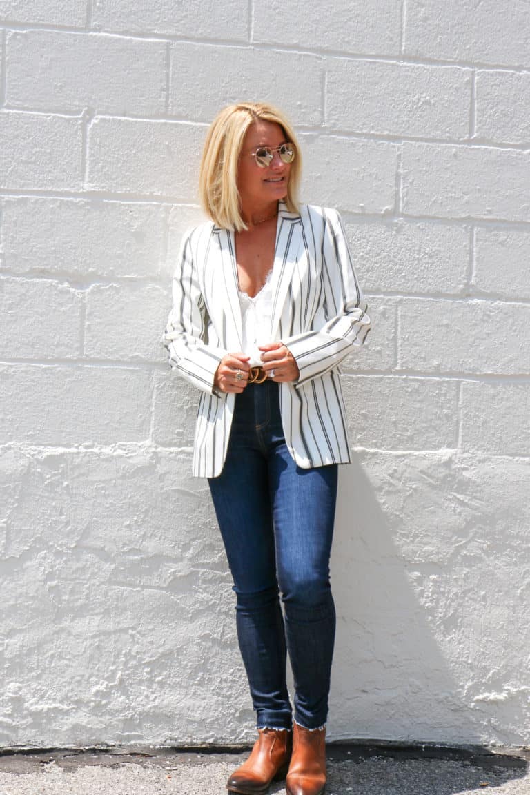 Blazer and Jeans